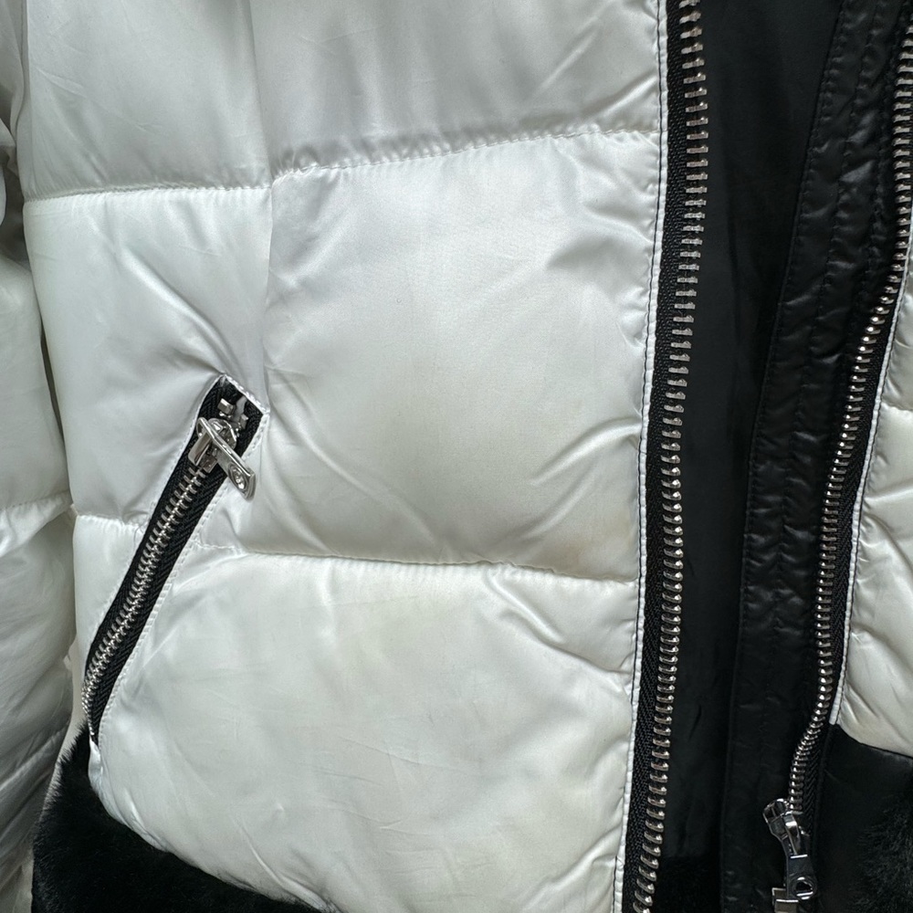Mayoral big girls faux fur trimmed cropped jacket - Picture 7 of 8